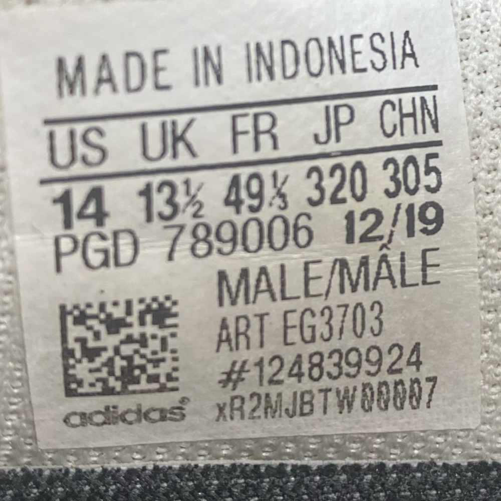 Adidas Men’s Track Sneaker Size 14. - Picture 9 of 9